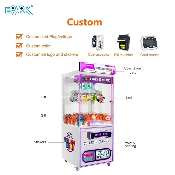 Custom Made Claw Machine factory